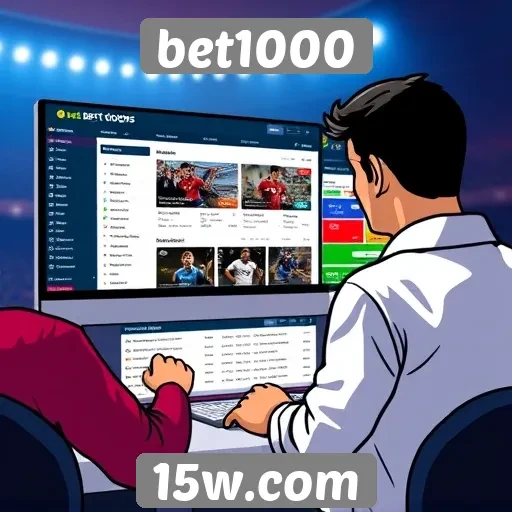 Experiência do usuário no site de apostas bet1000